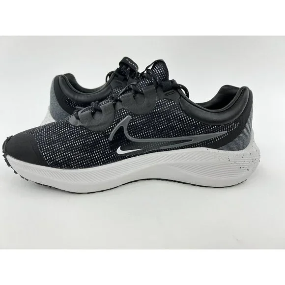 Nike Winflo 8 Shield Black Iron Grey Men's Sneakers Water Repellent NO SHOE BOX - Picture 10 of 11